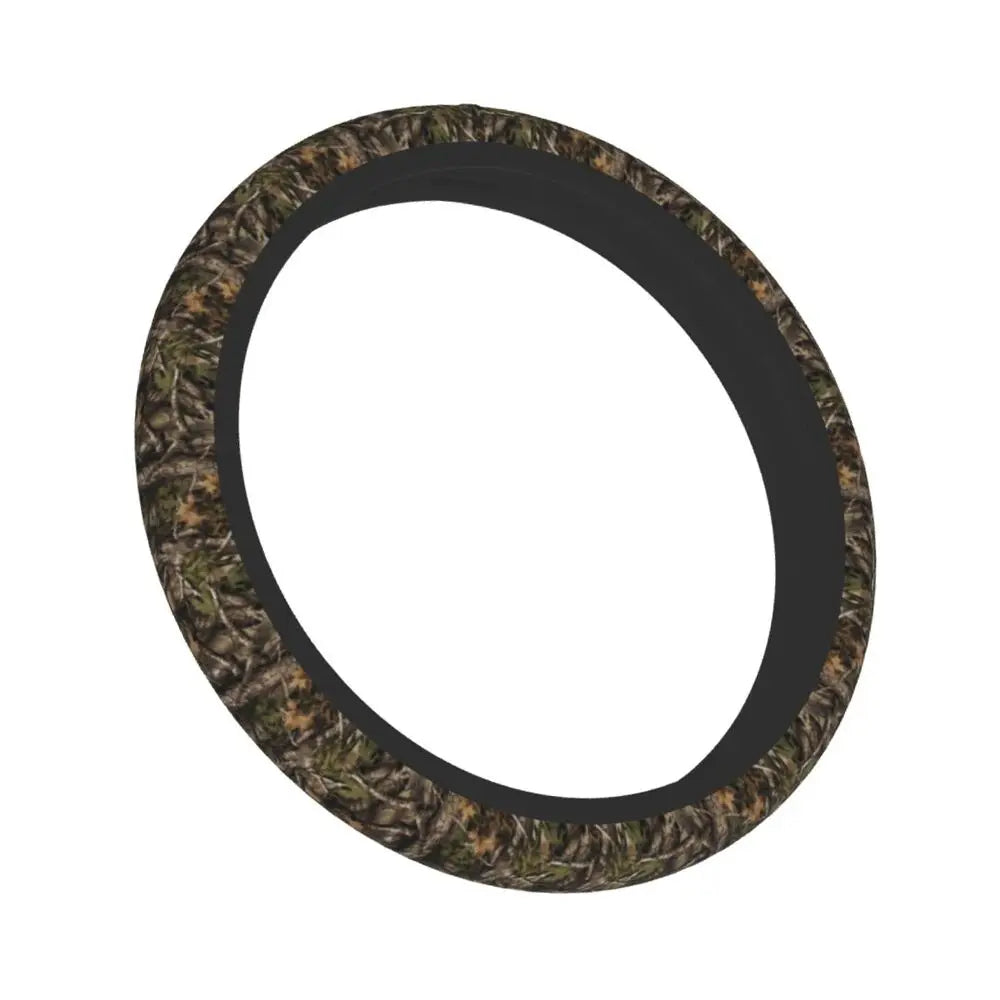 Tree Camouflage Elastic Steering Wheel Cover