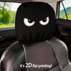 Funny Angry Eyes Car Headrest Covers (Set of 2)