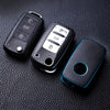 TPU Leather Car Key Case Cover for VW Volkswagen Models
