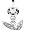 Gold Bunny Belly Button Piercing Ring