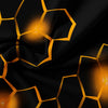 Geometric 3D Hexagonal Honeycomb Duvet Cover Set