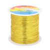 A spool of 100m copper clad steel wire used for crafting and jewelry making