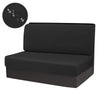 Stretchable RV Dinette Cushion Cover Set - 2 Piece Bench & Backrest Protector
