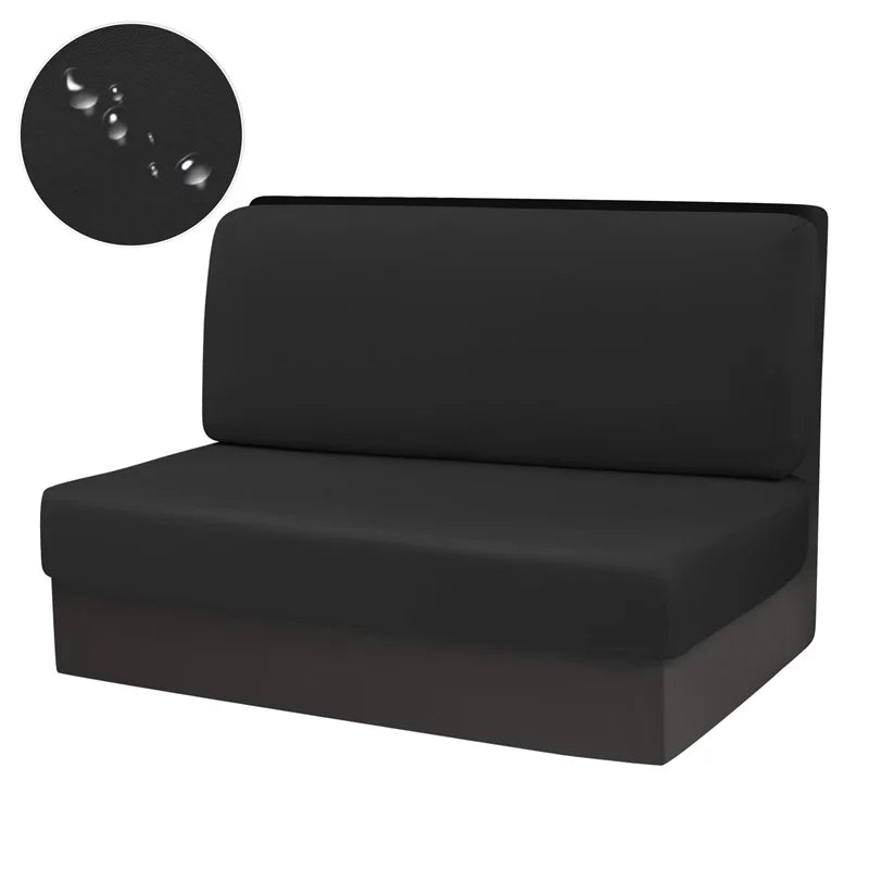 Stretchable RV Dinette Cushion Cover Set - 2 Piece Bench & Backrest Protector