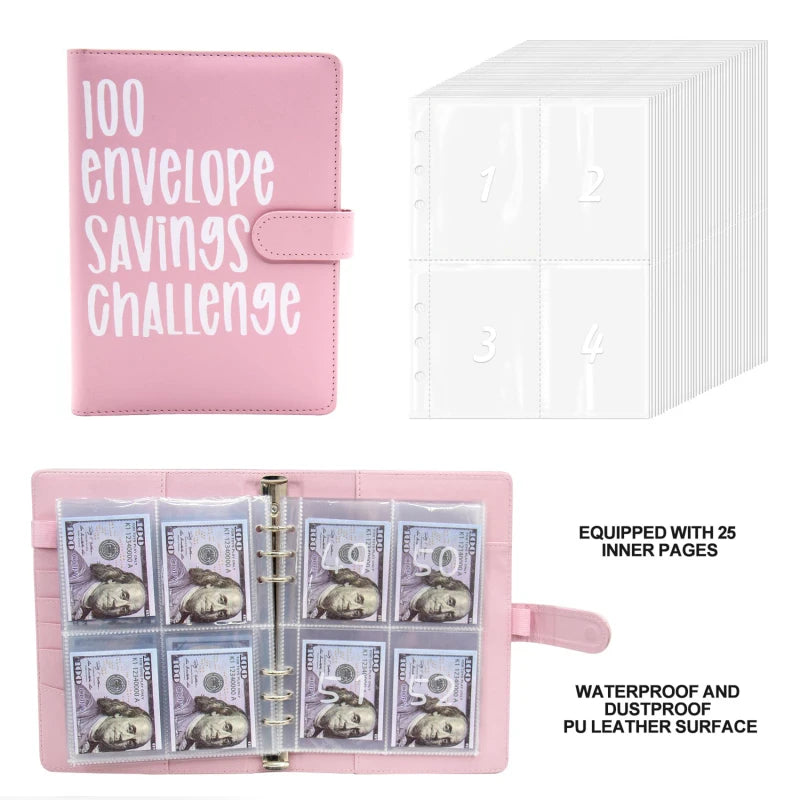 100-Day Envelope Challenge Savings Binder