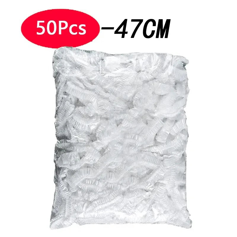 Disposable Shower Caps for Bathing, Hair Care, and Food Protection