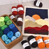 12-Color Soft Acrylic Yarn Set for Knitting & Crochet