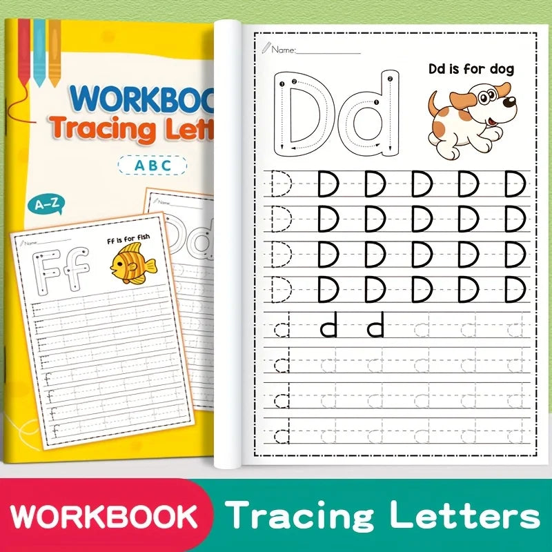 A-Z Alphabet Practice Book with Coloring Activities for Kids