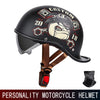 Retro Half Helmet for Men and Women – Lightweight Commuter Cruiser Motorcycle Helmet