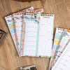 Weekly Meal Planner with Shopping List - 52 Tear-Off Sheets