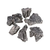 A collection of irregularly shaped natural grey aquarium stones for aquascaping and fish tank decoration.