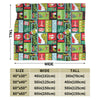 Grinch-Themed Coral Fleece Throw Blanket