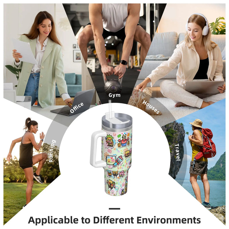SpongeBob SquarePants 3D Stainless Steel Tumbler