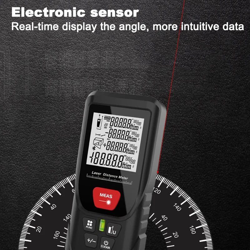 Laser Distance Meter with Digital Display