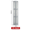 Vertikaler zylindrischer Mesh-Filter mit 18 cm Höhe und 3 cm Durchmesser für eine Sprühmaschine.