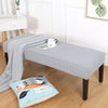 Stretchable Bench Seat Cover – Washable Dust-Proof Furniture Protector