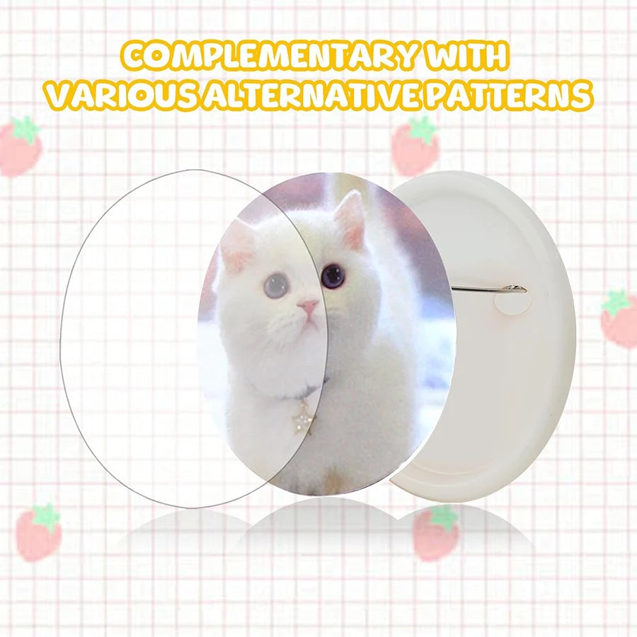 DIY Pin Badge Maker Kit for Kids with 48 Patterns
