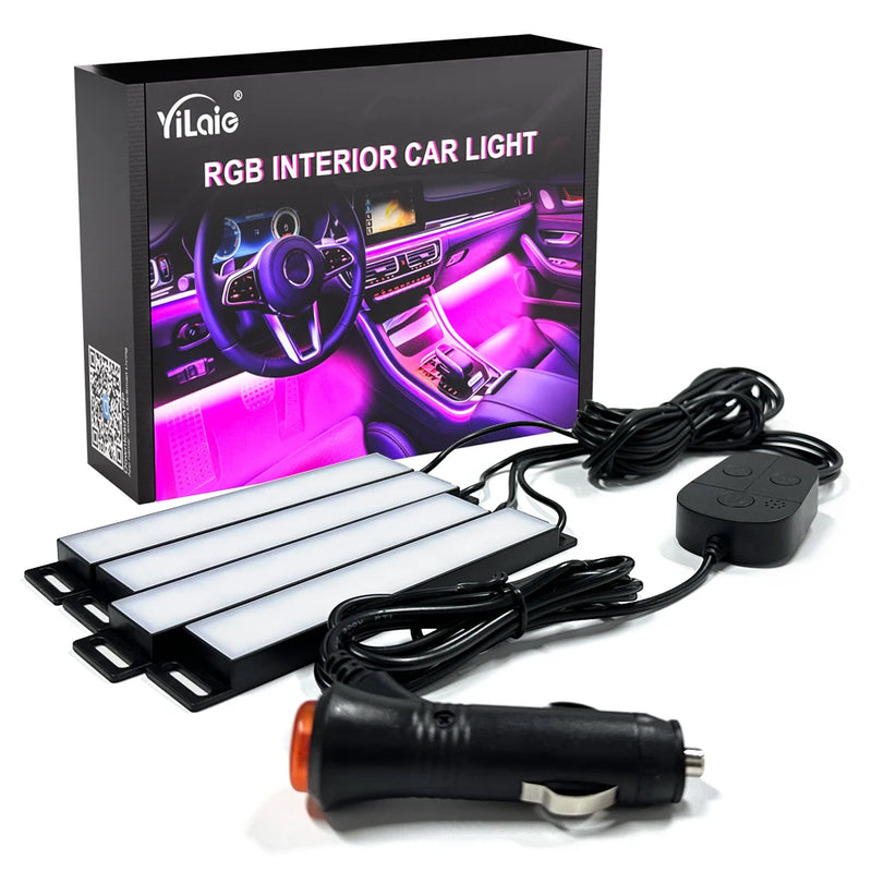 Smart Sync RGB Car Interior Light Bar with Music Mode