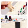 Montessori Wooden Busy Board with LED Switch Controls