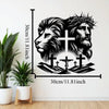 Elegant Metal Cross Wall Art for Home and Office