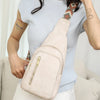 Elegant PU Leather Crossbody Sling Bag for Women