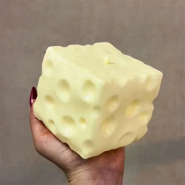 Pelota de Estrés en Forma de Queso Gigante