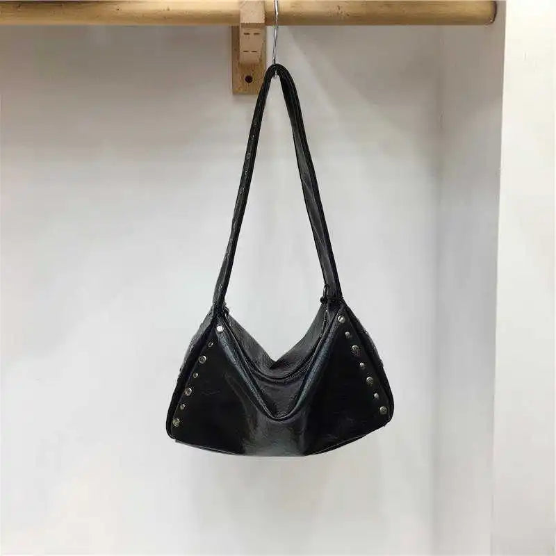 Punk Nieten Design Schultertasche