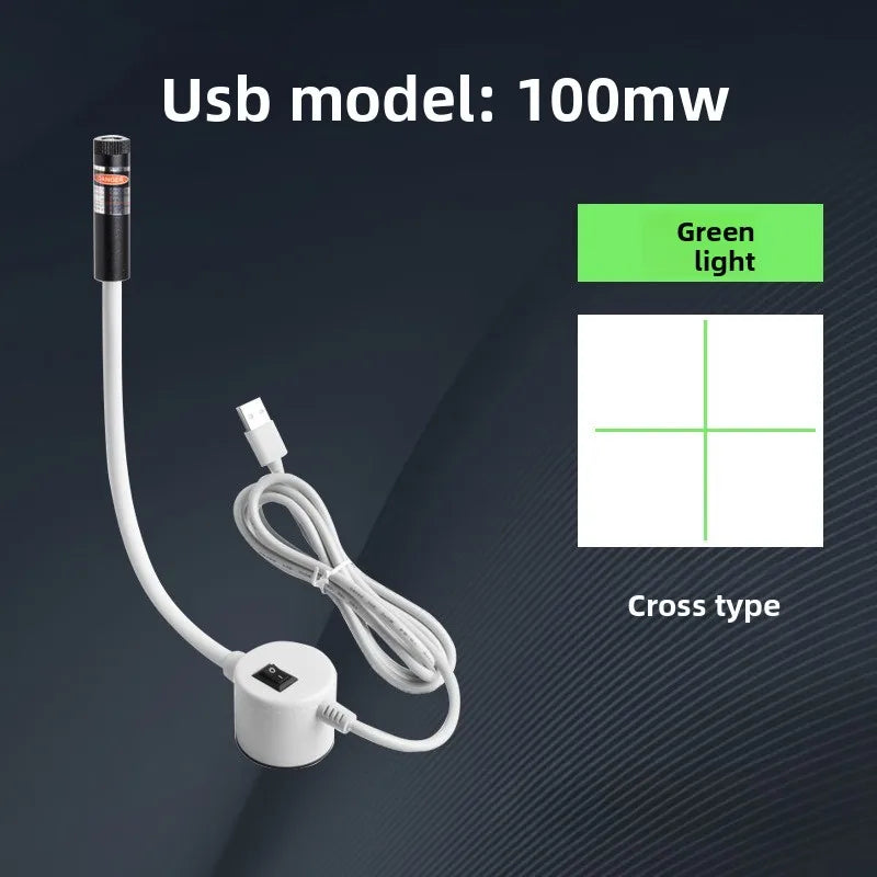 USB Laser Positioning Light with Magnetic Base