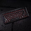Carbon Fiber Textured Side-Printed Keycaps (CHERRY Profile)