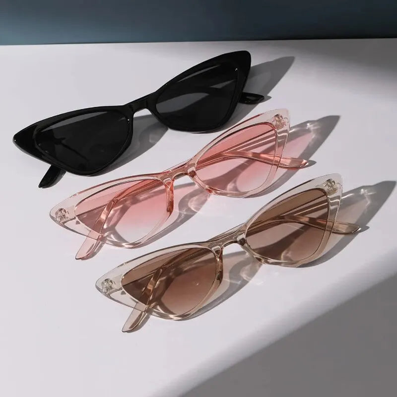 Retro Cat Eye Sunglasses - Set of 3