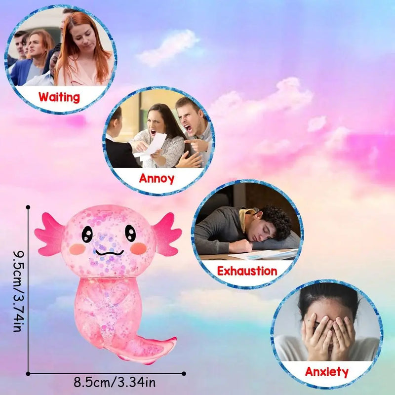 Cute Axolotl Squishy Stress Toy