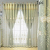 Double Layer Sheer and Blackout Curtain with Elegant Embroidery