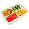 4-Compartment Snack Box with Lid
