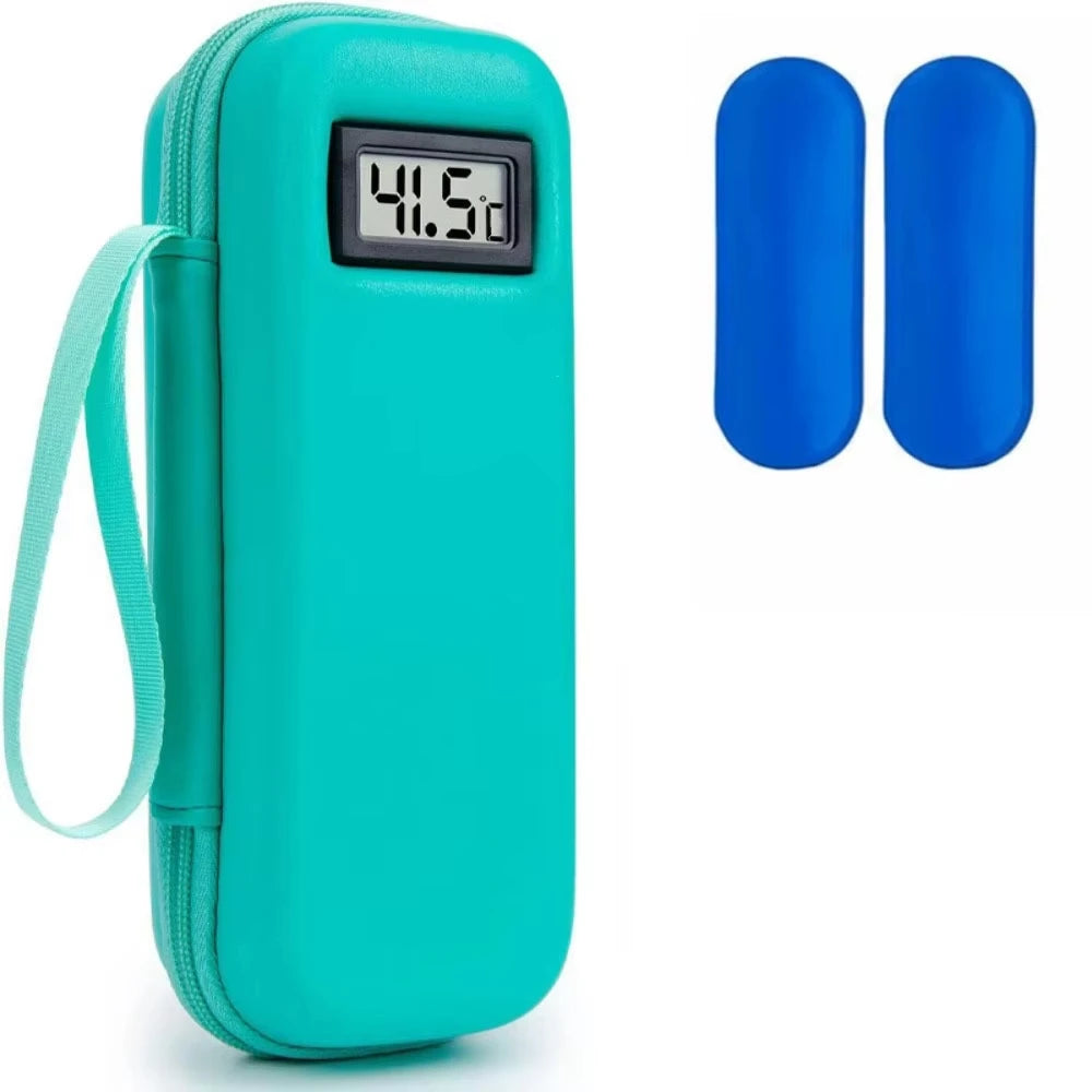 Insulin Cooler Travel Case with Digital Thermometer