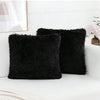 Luxury Faux Fur Throw Pillow Covers (Set of 2)