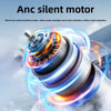 Portable High-Speed Rechargeable Handheld Fan with LED Display