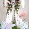 Lifelike 3D Silk Butterfly Decoration for Events and Photography