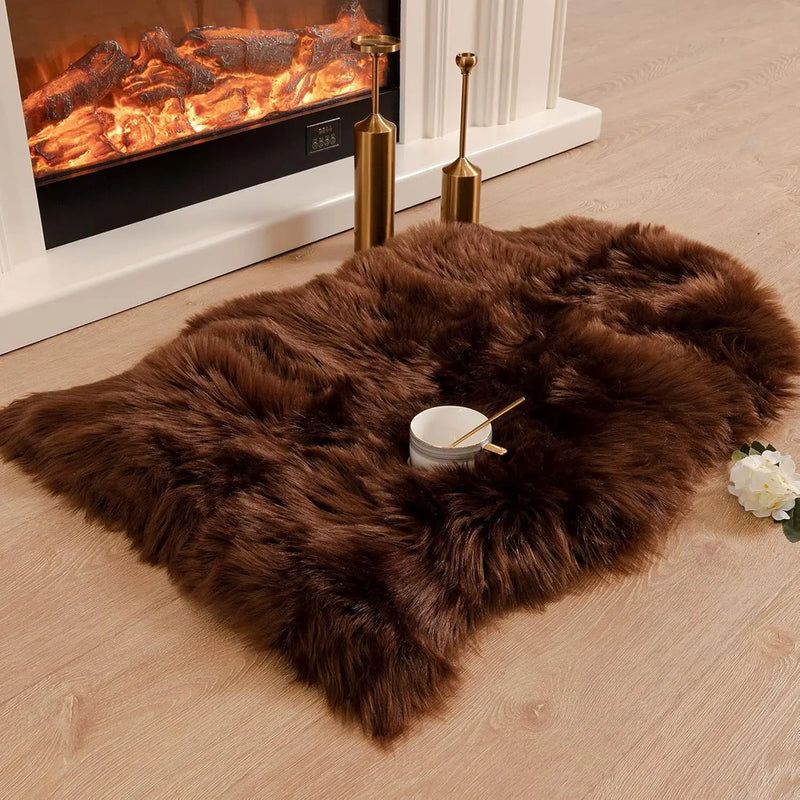 Luxury Shaggy Faux Fur Rug