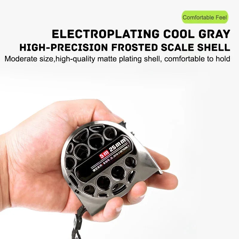 Stainless Steel Retractable Tape Measure with Anti-Corrosion Coating