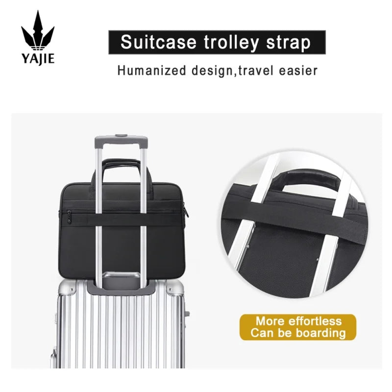 Durable Canvas Messenger Bag for Laptops Up to 19 Inches