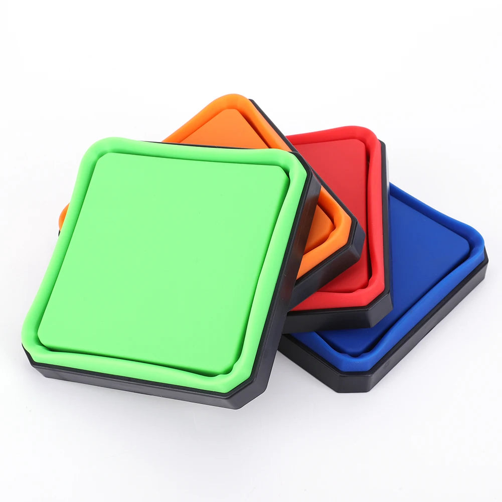 Collapsible Magnetic Parts Tray with Silicone Bowl