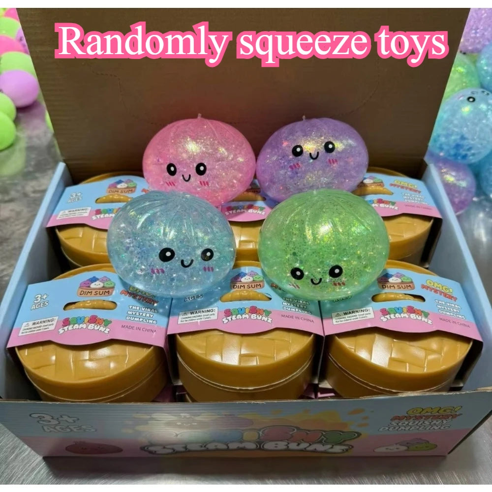 Glitter Dumpling Squishy Stress Ball