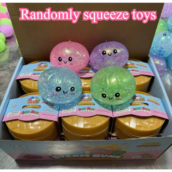 Glitter Dumpling Squishy Stress Ball