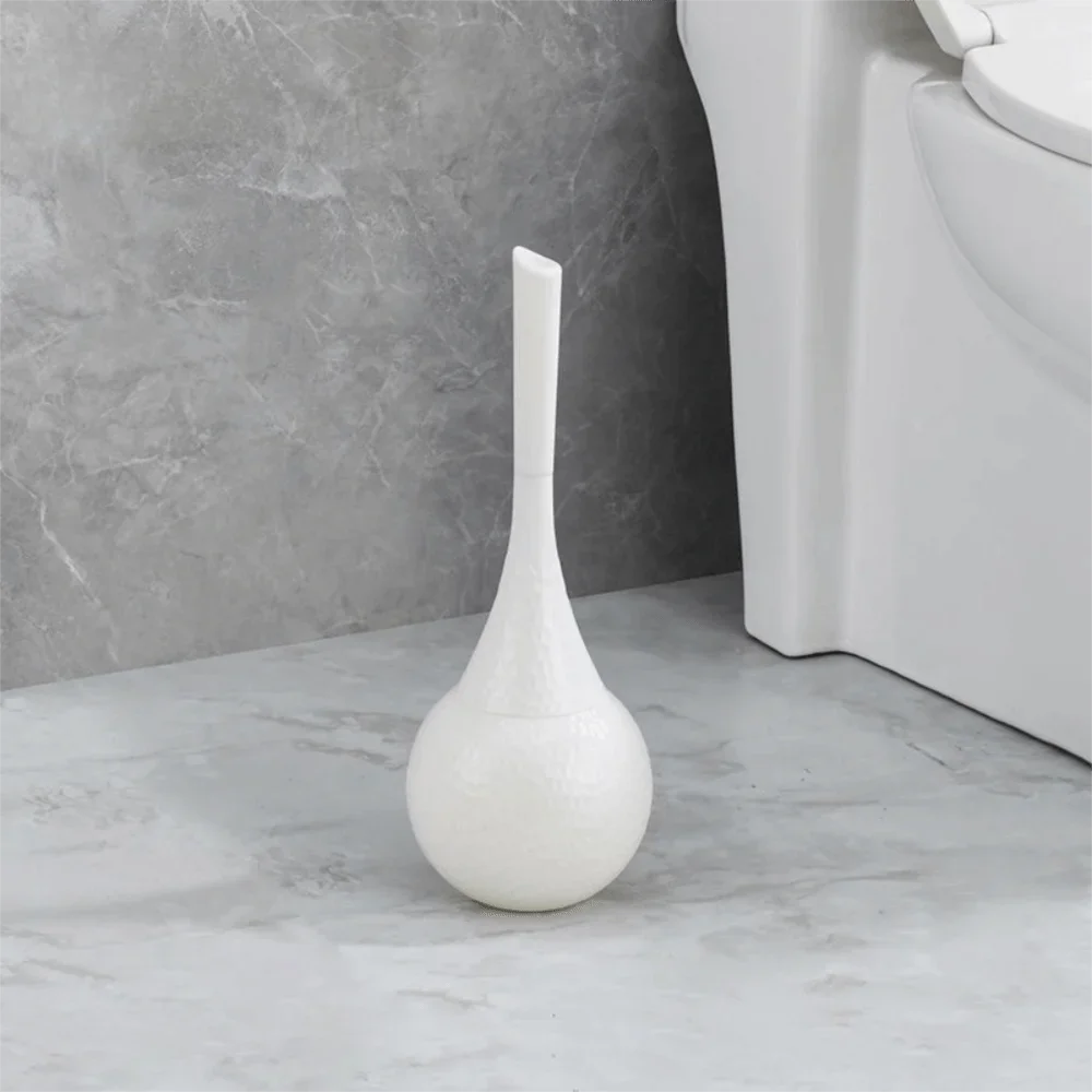 Elegant Toilet Brush with Holder and Long Handle