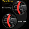 Carbon Fiber Leather Steering Wheel Cover with Anti-Slip Grip