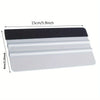 A black and white scratch-free vinyl applicator tool with a 15cm length.