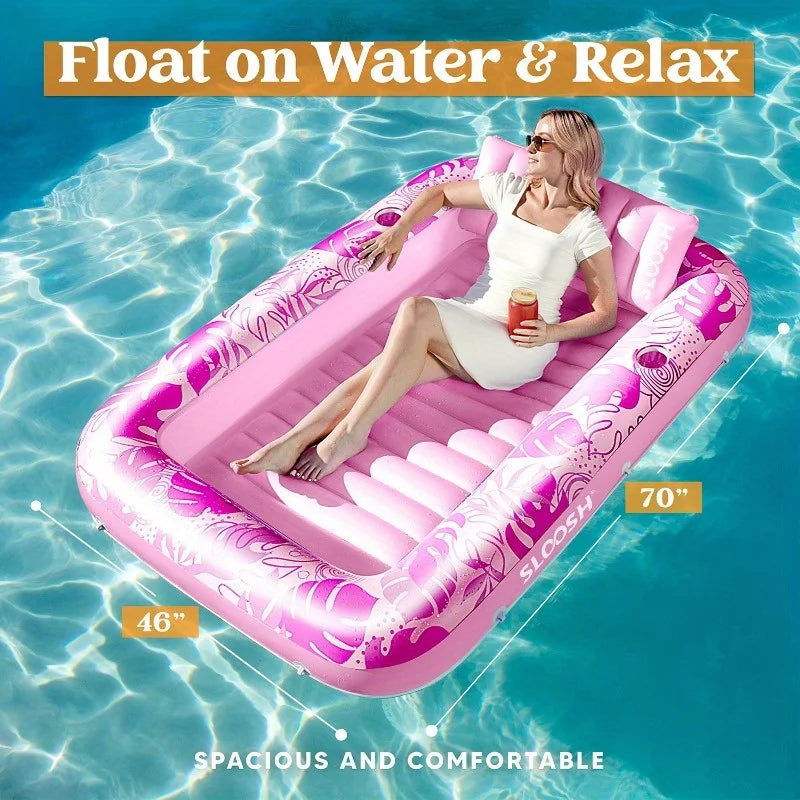 Extra Large Aufblasbare Sonnenliegen für den Pool