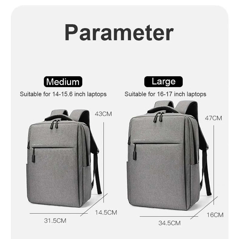 Large-Capacity Waterproof Laptop Backpack