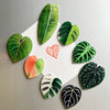 Acrylic Leaf Magnets Set - Fridge Decor