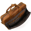 Vintage Genuine Leather Executive Laptop Briefcase